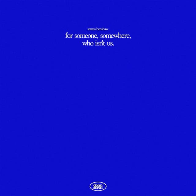 For Someone Somewhere Who Isn't Us cover