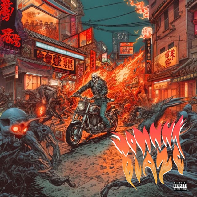 JOHNNY BLAZE cover