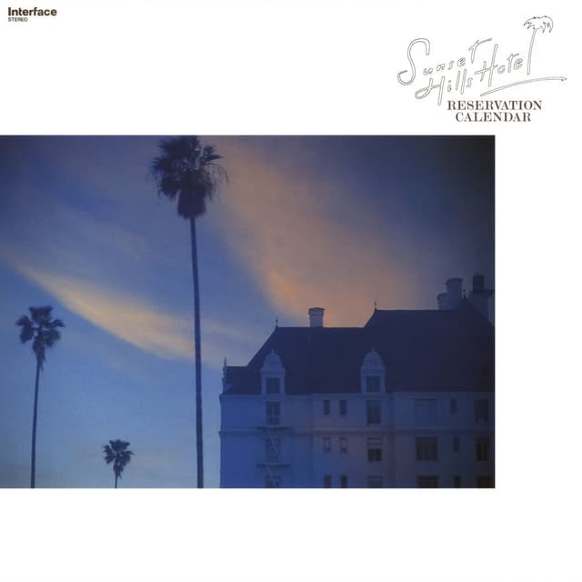 Sunset Hills Hotel Reservation Calender cover