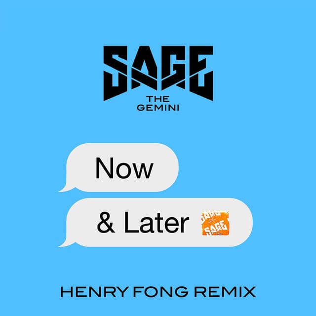 Now and Later (Henry Fong Remix) cover