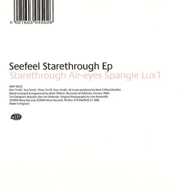 Starethrough EP cover