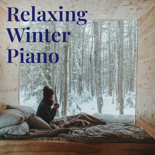 100 Relaxing Winter Piano Moods cover