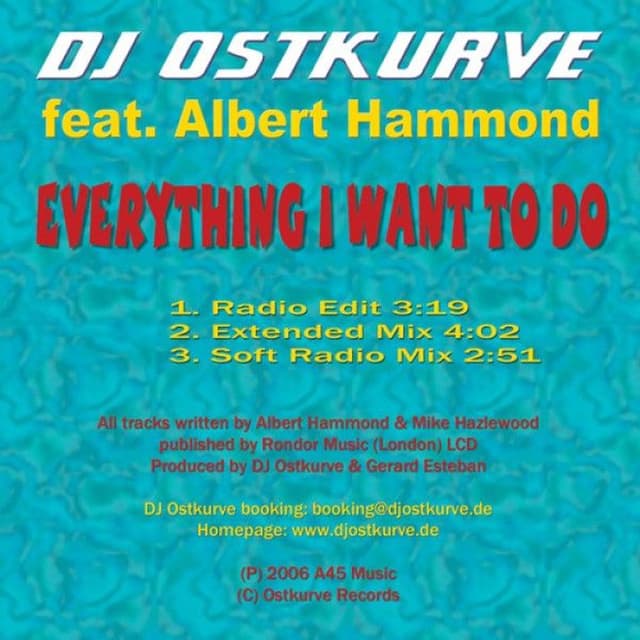 Everything I Want to Do cover