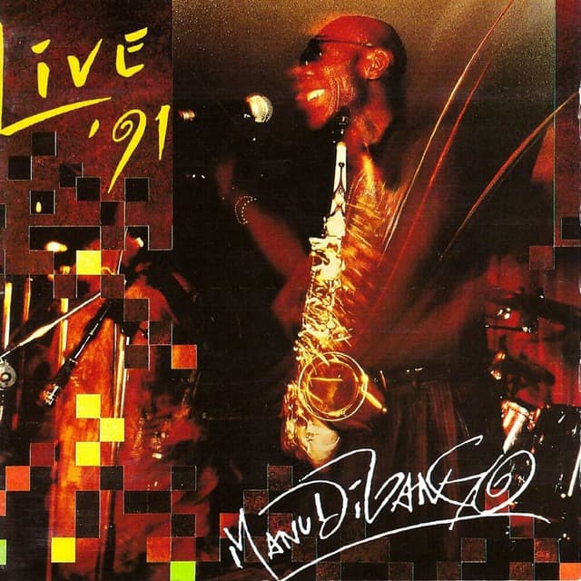 Manu Dibango Live 91 cover