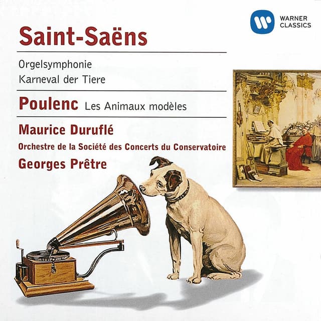 Saint-Saëns:Orgelsymphonie & Karneval der Tiere - Poulenc: Les Animaux modèles cover