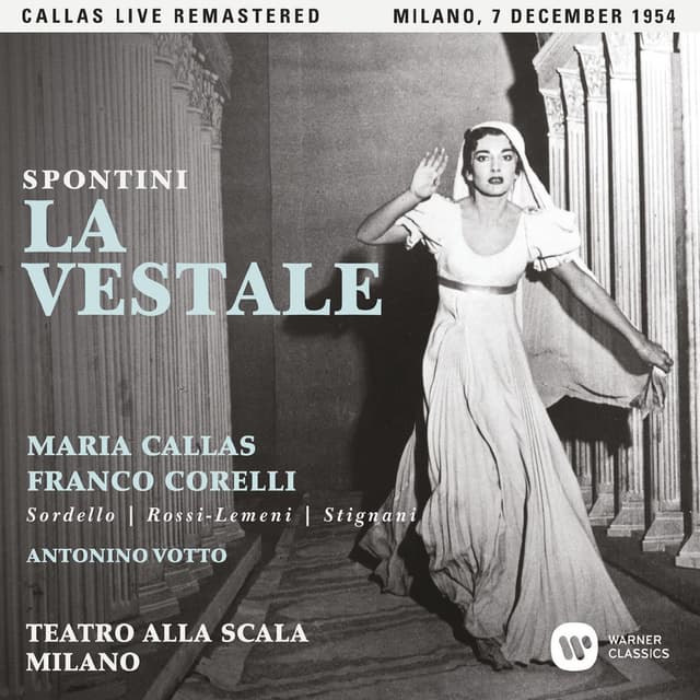 Spontini: La vestale (1954 - Milan) - Callas Live Remastered cover
