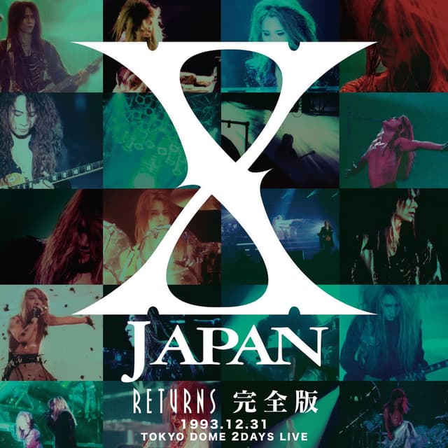 X JAPAN RETURNS 1993.12.31 cover