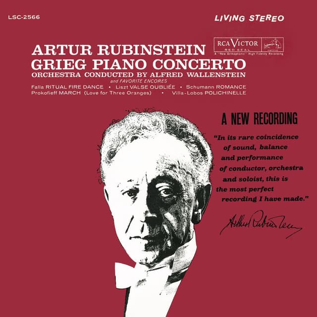 Grieg: Piano Concerto in A Minor, Op. 16 - Schumann - Villa-Lobos - Liszt - Prokofiev - de Falla cover