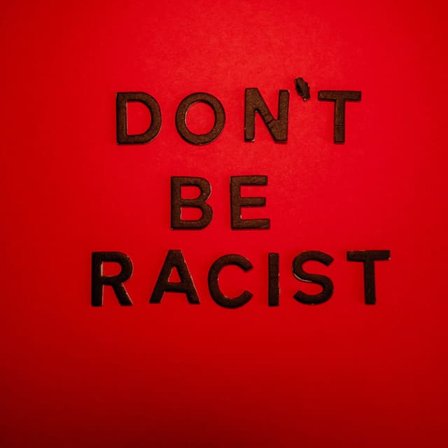 Don't Be Racist cover