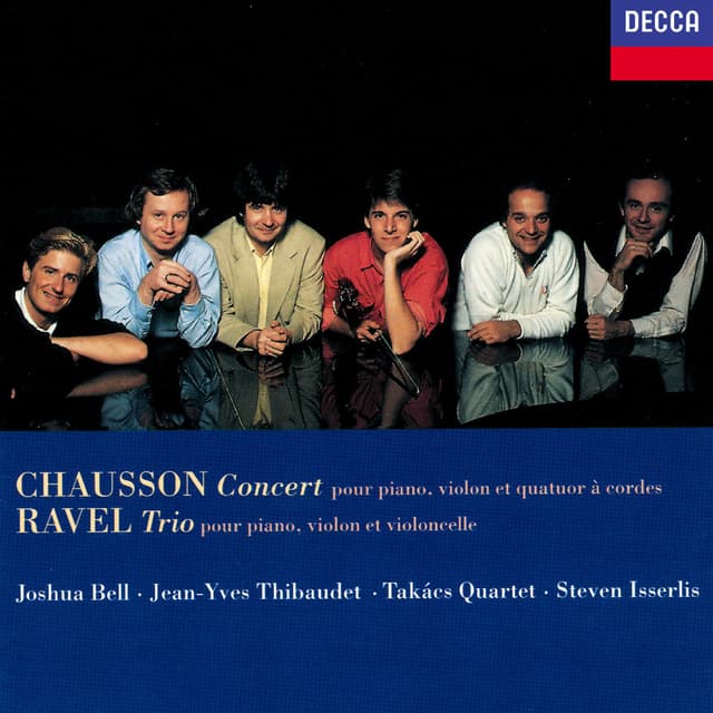 Chausson: Concert for Piano, Violin & String Quartet / Ravel: Piano Trio cover
