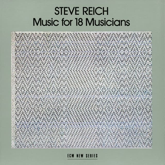 Reich: Music for 18 Musicians cover