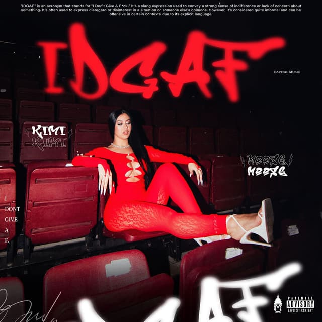 IDGAF cover