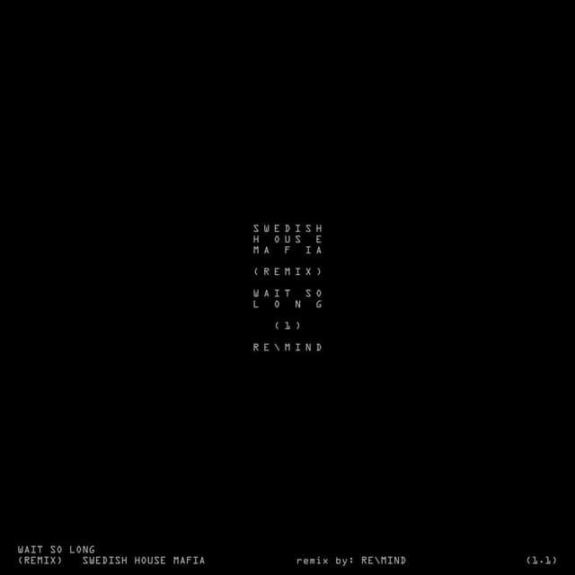 Wait So Long (Why Do I Have To) (RE\MIND Remix) cover