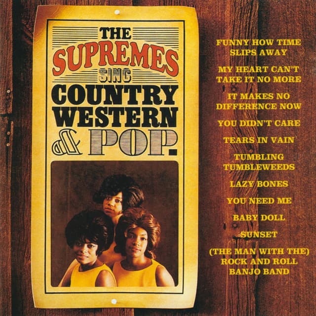 The Supremes Sing Country Western & Pop cover