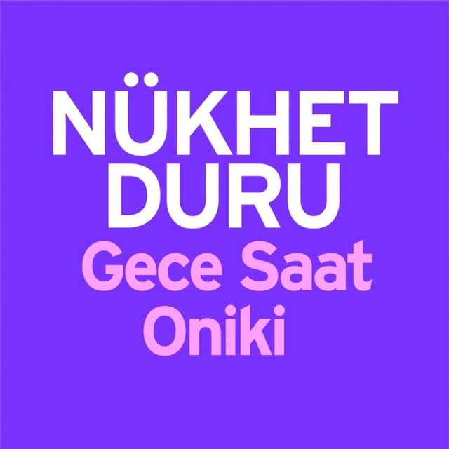 Gece Saat Oniki cover