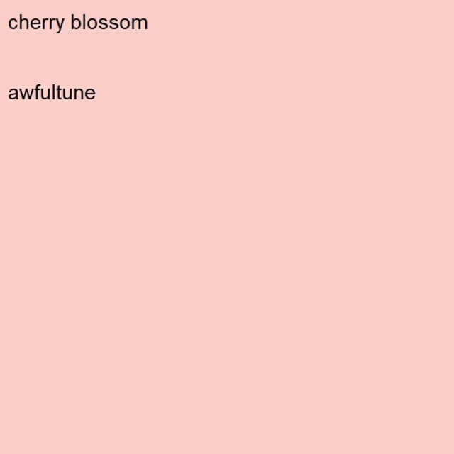 cherry blossom cover
