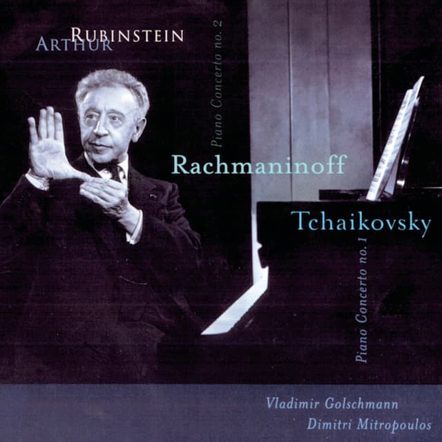 Rubinstein Collection, Vol. 15: Rachmaninoff: Concerto No.2; Tchaikovsky: Concerto No.1 cover