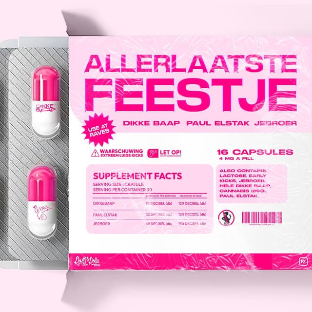 ALLERLAATSTE FEESTJE cover