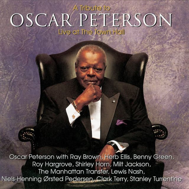 A Tribute To Oscar Peterson (Live At The Town Hall, New York City, NY / October 1, 1996) cover