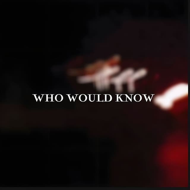 WHO WOULD KNOW cover