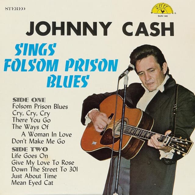 Sings Folsom Prison Blues cover