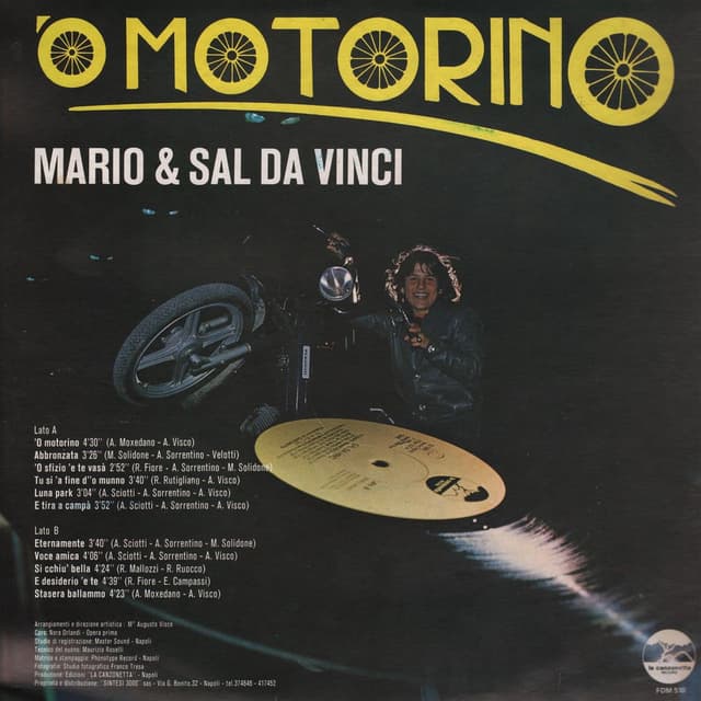 Eternamente 'O motorino cover