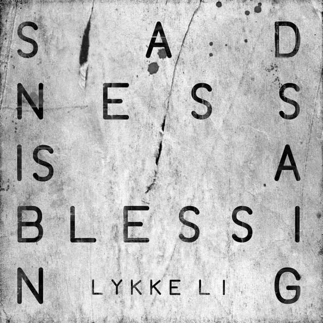 Sadness Is a Blessing cover