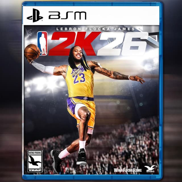 Lebron Flocka James 2K26 cover