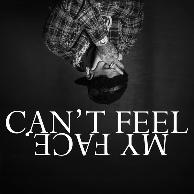 CAN’T FEEL MY FACE. cover