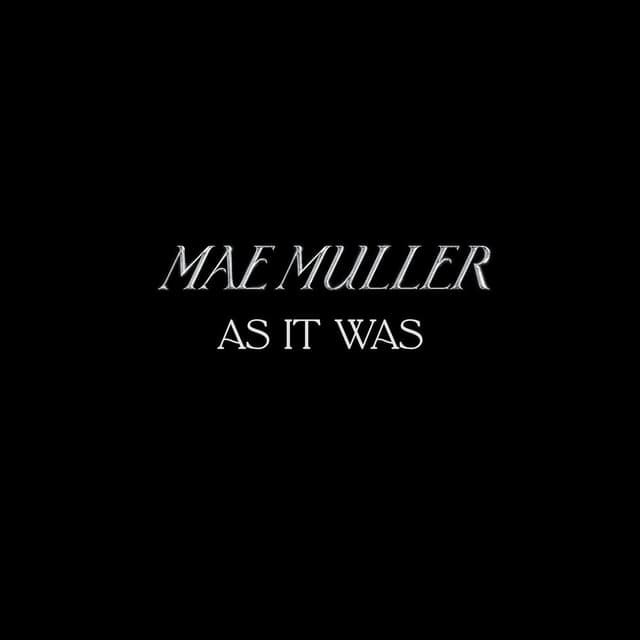 As It Was cover