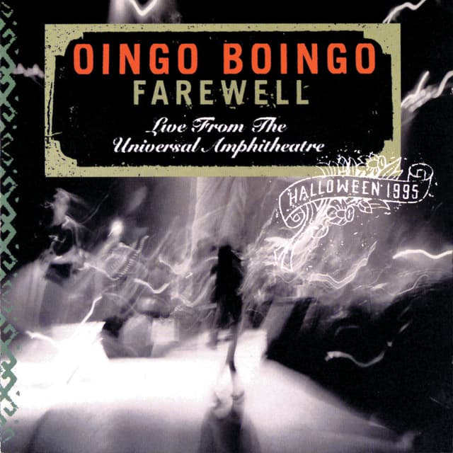 Farewell: Live From The Universal Amphitheatre-Halloween 1995 cover