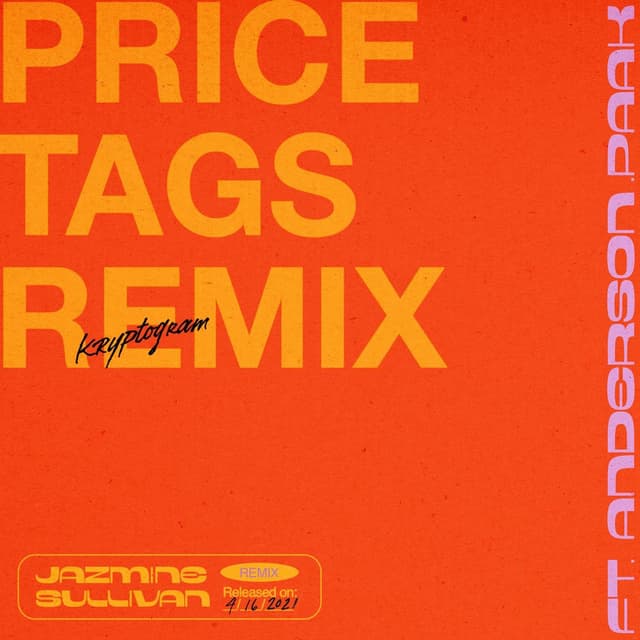 Price Tags (feat. Anderson .Paak) (kryptogram Remix) cover