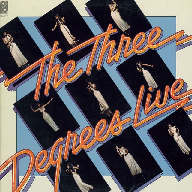 The Three Degrees Live album cover