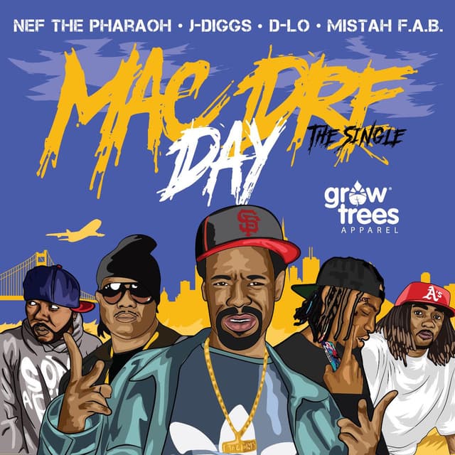 Mac Dre Day (feat. Nef the Pharaoh, J-Diggs, D-Lo & Mistah Fab) cover