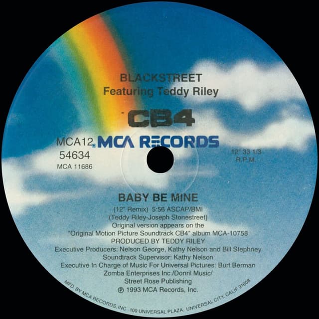 Baby Be Mine (Remixes) cover