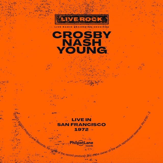 Crosby, Nash, Young: Live in San Francisco cover
