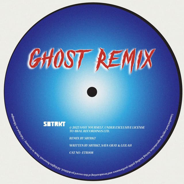 GHOST (SBTRKT REMIX) cover