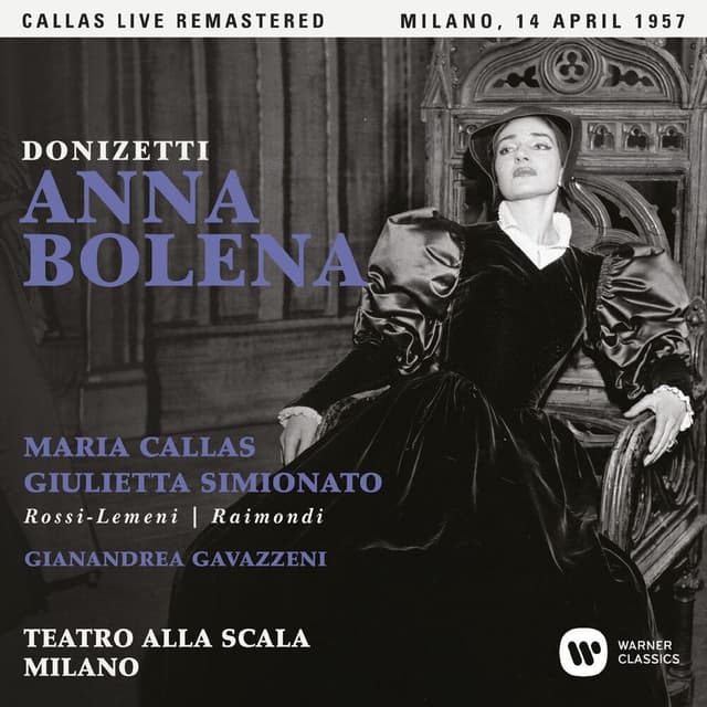 Donizetti: Anna Bolena (1957 - Milan) - Callas Live Remastered cover