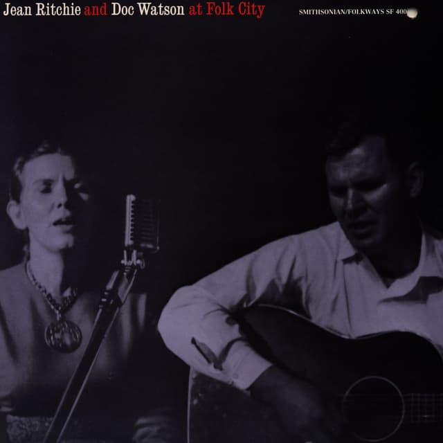 Jean Ritchie and Doc Watson at Folk City cover