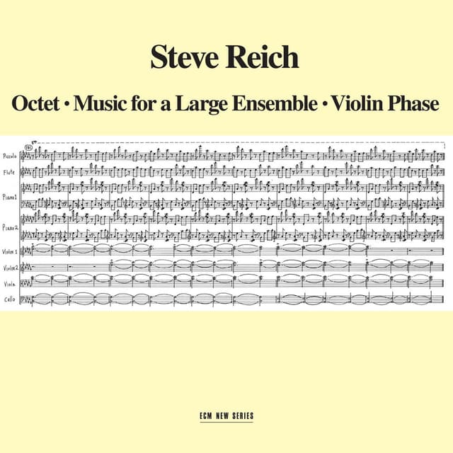 Steve Reich: Octet - Music for a Large Ensemble - Violin Phase cover