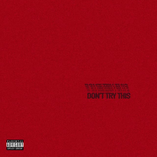Don't Try This cover