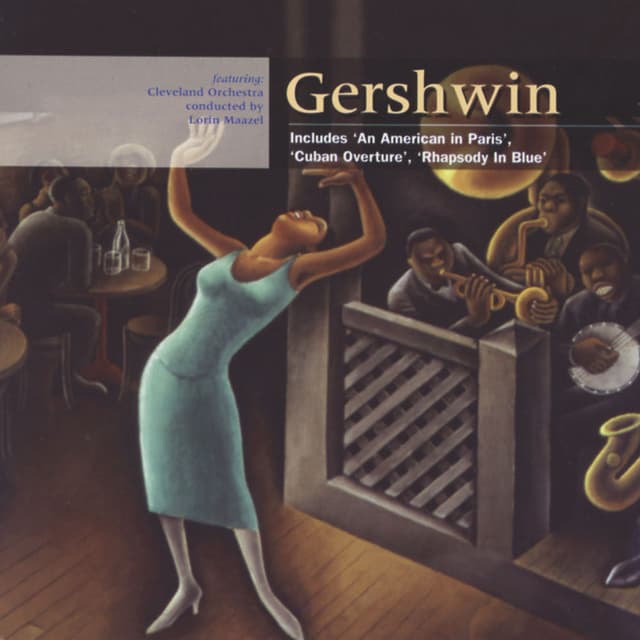 Gershwin: An American in Paris; Rhapsody in Blue; Cuban Overture cover