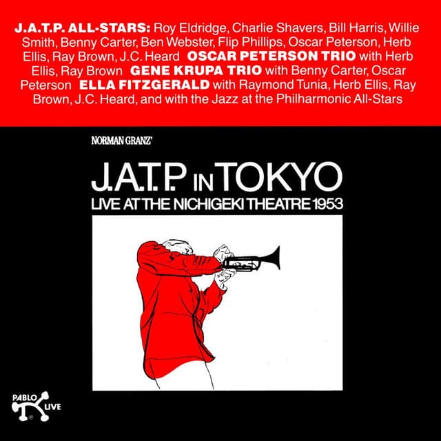 JATP In Tokyo, Live At The Nichigeki Theatre 1953 cover