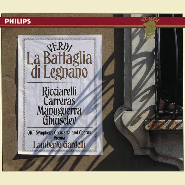 Verdi: La Battaglia di Legnano cover