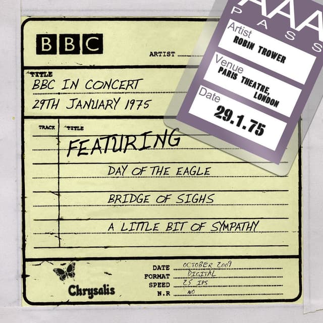 BBC in Concert (29 January 1975) cover