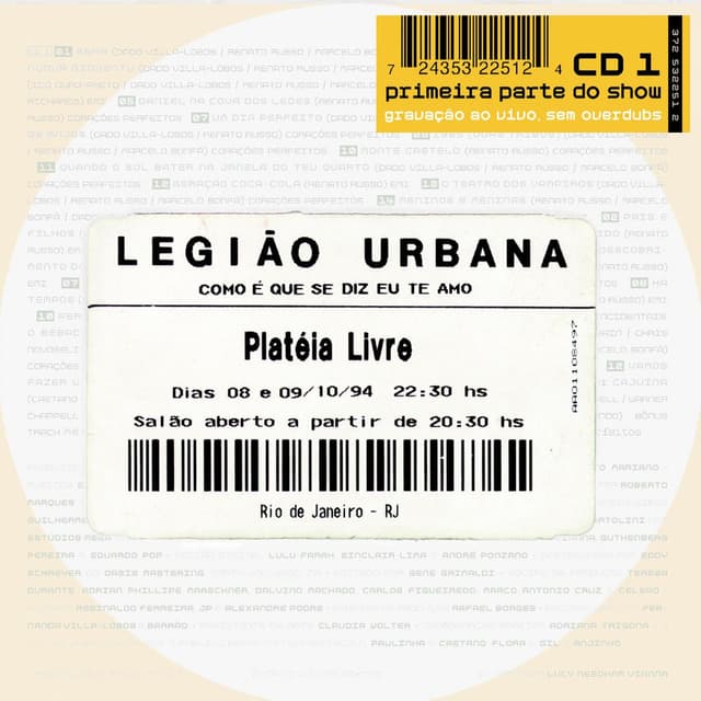 Como E Que Se Diz Eu Te Amo (Ao Vivo / Vol. 1) cover