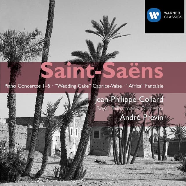 Saint-Saëns: Piano Concertos Nos. 1 - 5, "Wedding Cake" Caprice-Valse & "Africa" Fantaisie cover