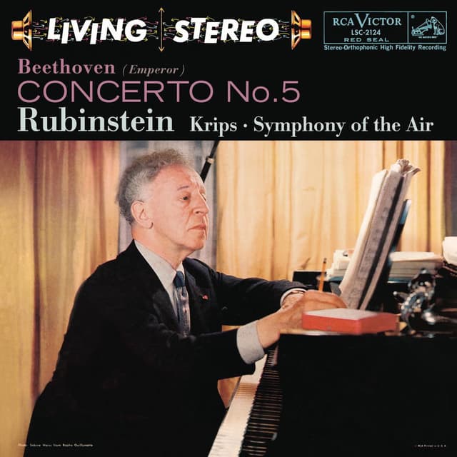 Beethoven: Piano Concerto No. 5 in E-Flat Major, Op. 73 "Emperor" cover