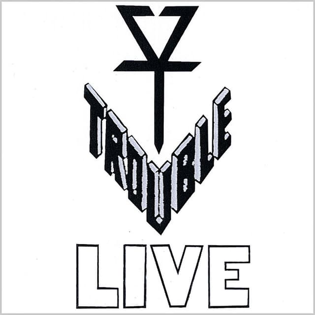 Trouble Live Bootleg 1983 cover