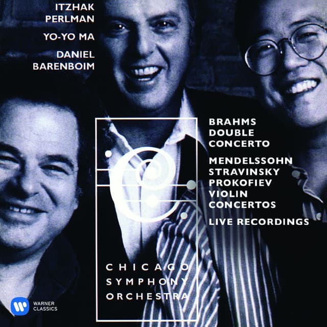 Brahms: Double Concerto - Mendelssohn, Stravinsky & Prokofiev: Violin Concertos cover